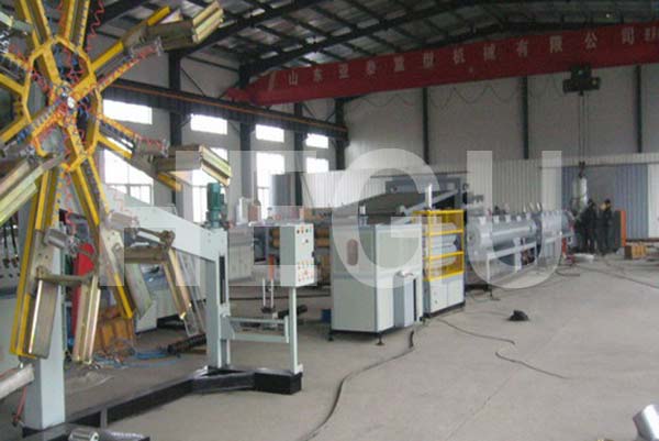 Wholesale Discount Plastic Machine Pvc Pipe Production Line - PE PP PPR pipe machine  PE water pipe making machine – WOOD-PLASTIC