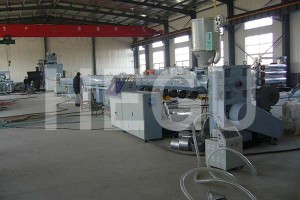 Short Lead Time for Pp Plate Production Line - PE PP PPR pipe machine  large diameter PE winding pipe machine – WOOD-PLASTIC